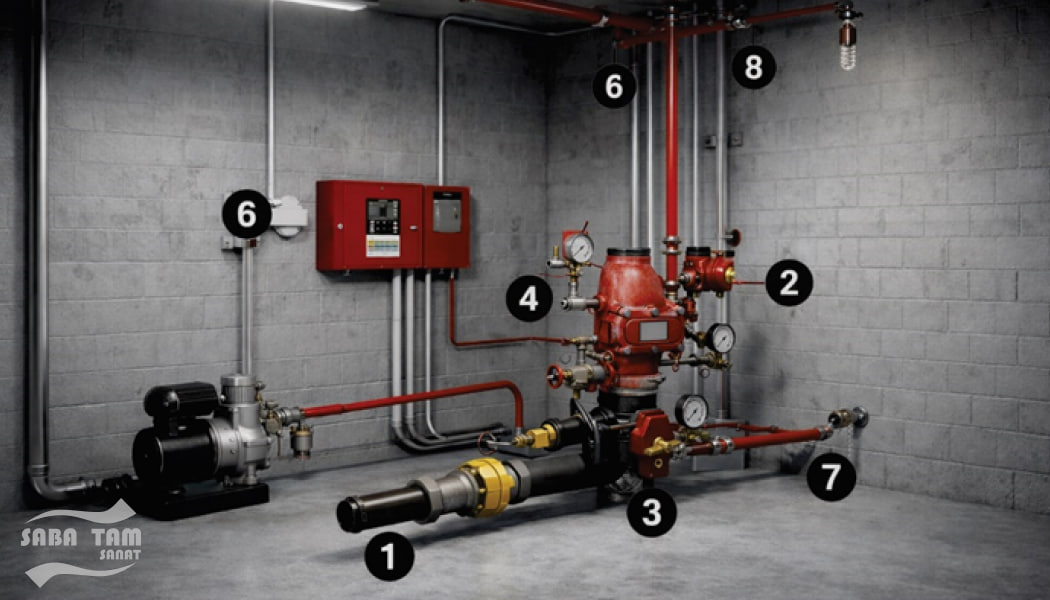 لوله کشی اسپرینکلر سیستم تر